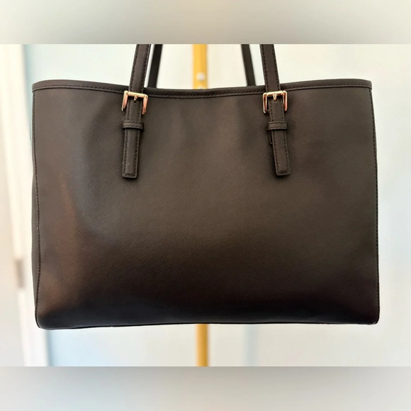 Michael Kors Jet Set Travel Large Tote Black - Picture 3 of 15